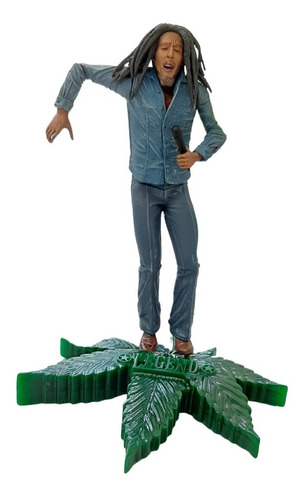 Boneco Action Figure Bob Marley Articulável Decorativo Nerd