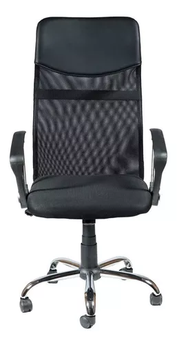 Silla Ejecutiva con Respaldo Reclinable Negra Mesh Oficina