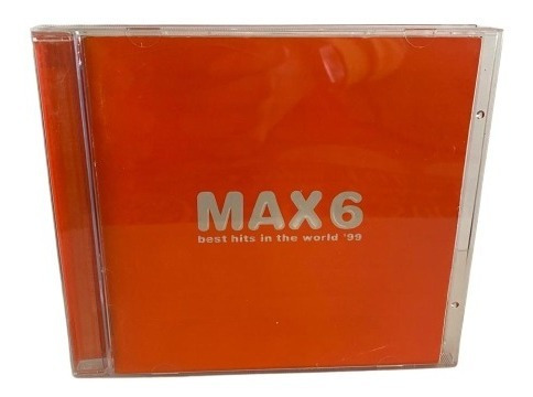 Various  Max 6 Best Hits In The World '99 Cd Jap Usado