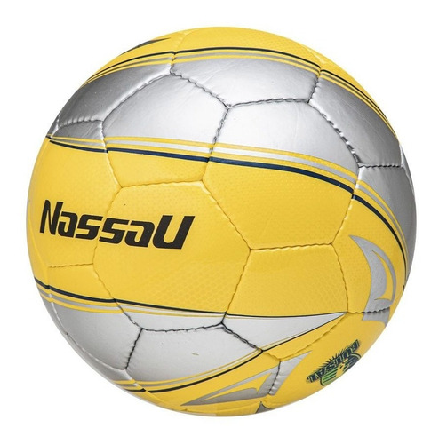 Pelota Nassau Papi Futbol Futsal New Taegeuk N° 4 Baby Sala Aprobado Kfa Color Amarillo/Gris