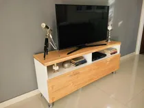 Comprar Modular Rack Nordico Mesa Tv Led Lcd Paraíso Lustrado