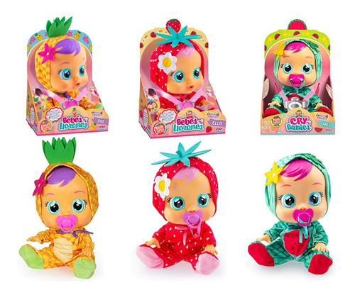 Cry Babies Bebe Llorones Tutti Frutti Mel Pia Ella Con Aroma