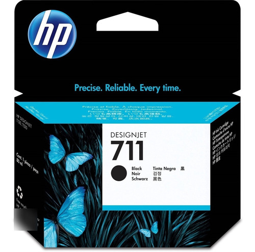 Cartucho De Tinta Hp 711 Cz129a Negro 38ml