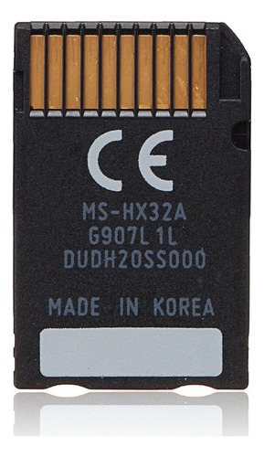 . 2 Tarjetas Memory Stick Ms Pro Duo Flash De 32 Gb Para C