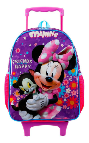 Mochila Com Rodinha M Tam 14 Minnie X1 Xeryus - 11401