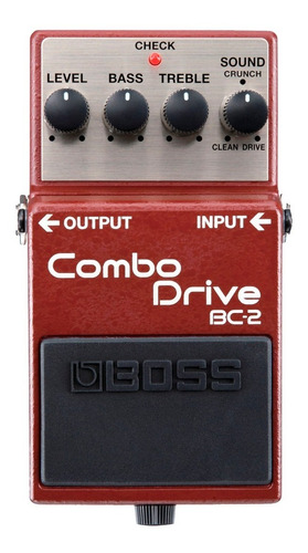 Pedal De Efecto Boss Bc2 Combo Drive Caja Cerrada