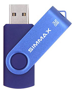 Memory Stick Simmax, 32 Gb, Unidades Flash Usb 2.0, Giratori