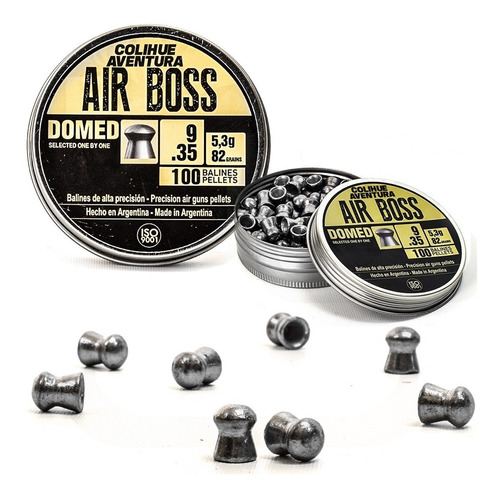 Balines Apolo Airboss Domed // Cal 9mm - 82gr X100