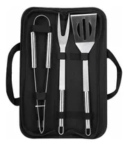 Comprar Set 3 Cubiertos Parrilleros Acero Inoxidable Asado Estuche