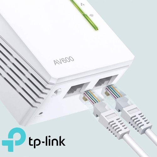 Tl-wpa4220 Extensor Powerline Wifi Av600 A 300 Mbps Tp Link