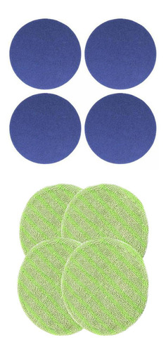 8 Pieces Microfiber Replacement Pads Pads For Floor Cleaning