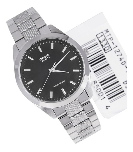 Reloj Casio Para Hombre Mtp-1274d Dial Negro Estilo Formal