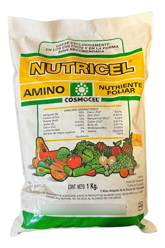 Nutricel 20-30-10 + Microelementos Cosmocel 1 Kg