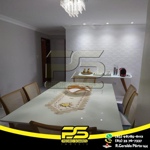 Apartamento Com 3 Dormitórios À Venda, 93 M² Por R$ 350.000 - Bessa - João Pessoa/pb - Ap2325