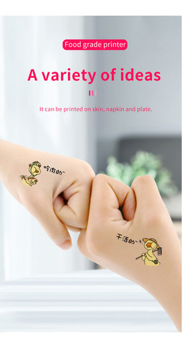 Comestible Mini Impresora De Alimentos For La