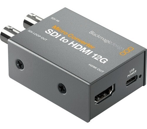Blackmagic Micro Conversor Sdi Hdmi 12g Mais Rápido C/fonte