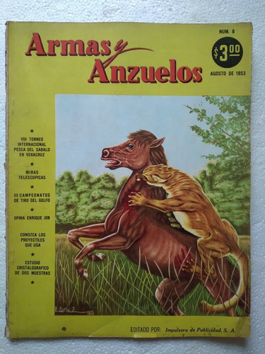 Revista Mexicana De Caceria, Armas Y Anzuelos, Caza 1953