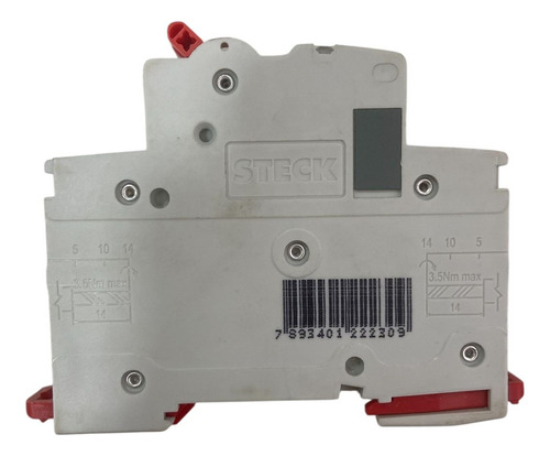 Disjuntor Unipolar Steck 63a Curva C - Sda61c63a
