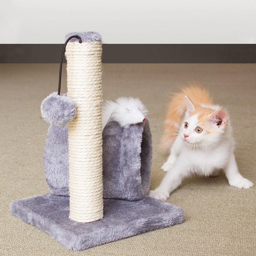 Poste Para Rascar Gris Poste Rascador Para Gatos Gris Gris