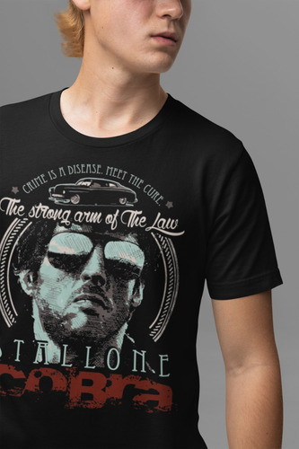 Camiseta Retro Stallone Pelicula Cobra