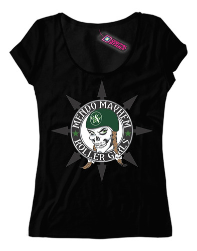 Remera Mujer Roller Derb Y Mendo Mayhem Girls  Ca42 Dtg