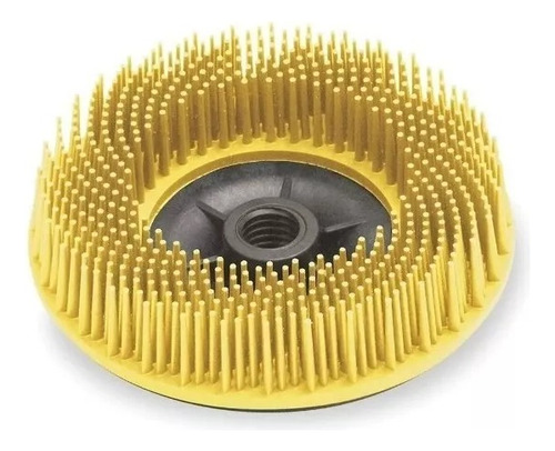 Disco Cepillo 3m Bristle 4,5 PuLG - 115mm Grano 80 Rosca M14