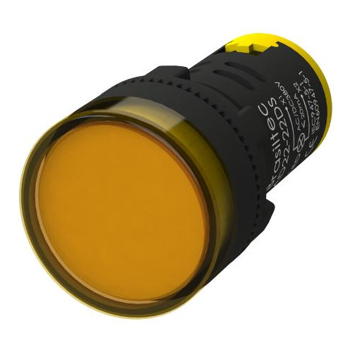 Kit C/ 2 Sinaleiro A Led 22mm 380vca Amarelo