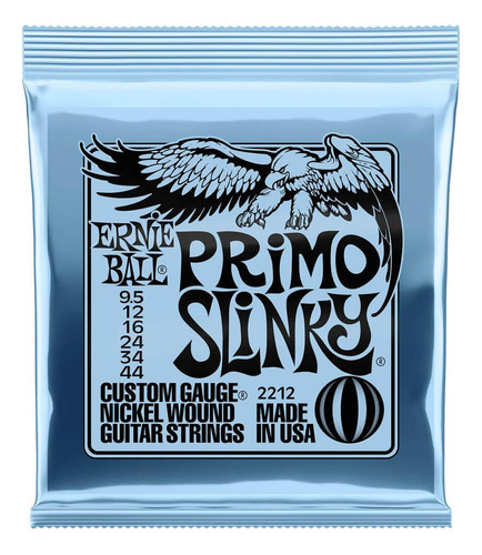 Encordoamento Guitarra Ernie Ball 2212 Primo Slinky 9.5 - 44