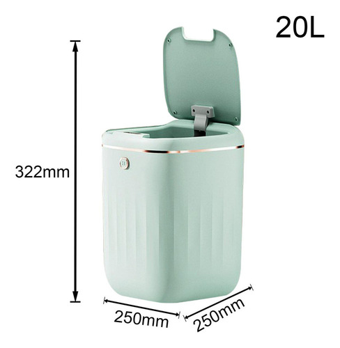 Cubo De Basura Inteligente Con Sensor De Movimiento Para
