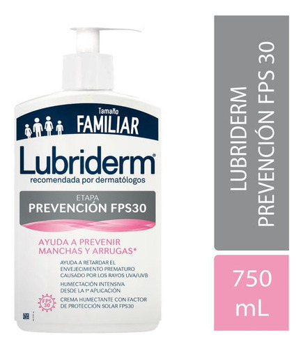 Lubriderm Prevención Uv30 750 Ml