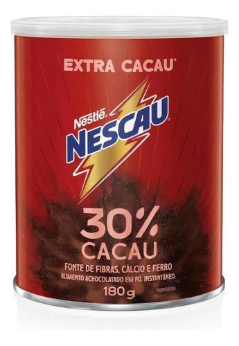 Achocolatado Em Pó Nescau 30% 180g