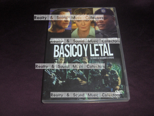 Basico Y Letal Pelicula Dvd John Travolta Samuel L Jackson (Usado)