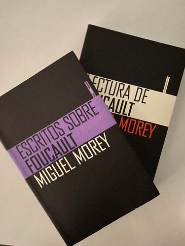 Lectura De Foucault Y Escritos Sobre Foucault - Morey (Usado)