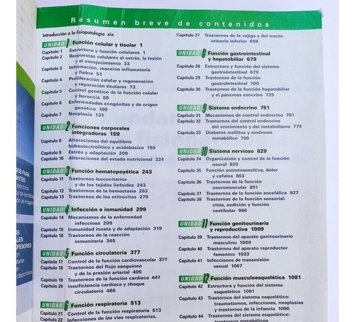 Libro Fundamentos De Fisiopatologia C. M. Porth 159h2 (Usado)