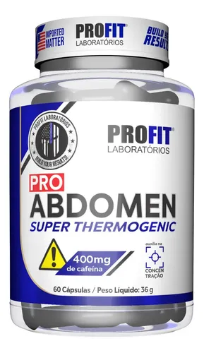 Pro Abdomen 60 Cápsulas - Profit Laboratórios Sabor Sem sabor