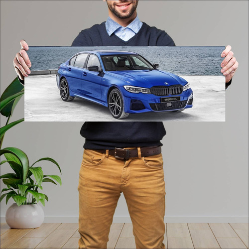 Cuadro 30x80cm Auto 2019 Bmw 3 Series M Sport Sh 722