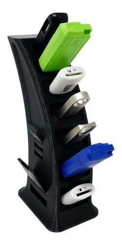 Torre Organizador De Memorias Usb Sd Micro Sd 18 Espacios