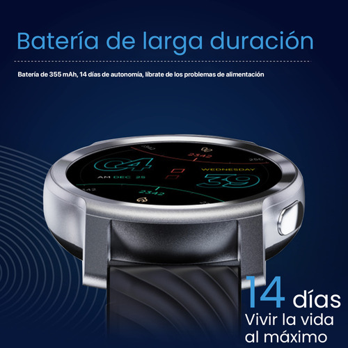 Smartwatch Moto Watch 100 Reloj Inteligente Deportivo 5atm Al Agua Smartwachth 1.3'' Pantalla Y Llamada Bluetooth Reloj Inteligente Hombre Color Plateado Plateado