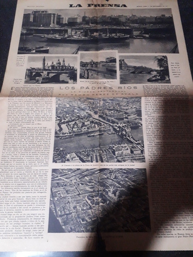 Diario La Prensa 21 9 1941 La Pampa Los Padres Ríos Ayala