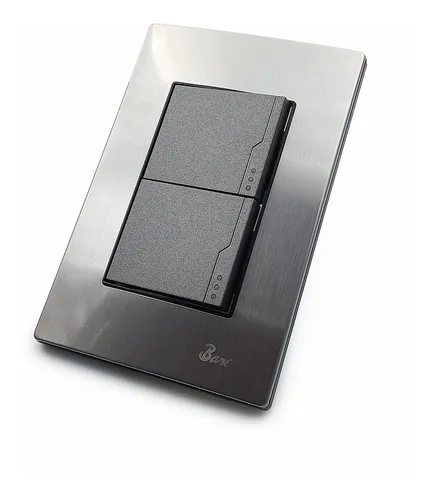 Interruptor Doble Serie Inox
