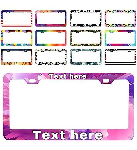 Marco - Custom License Plate Frames For Women Men Personaliz