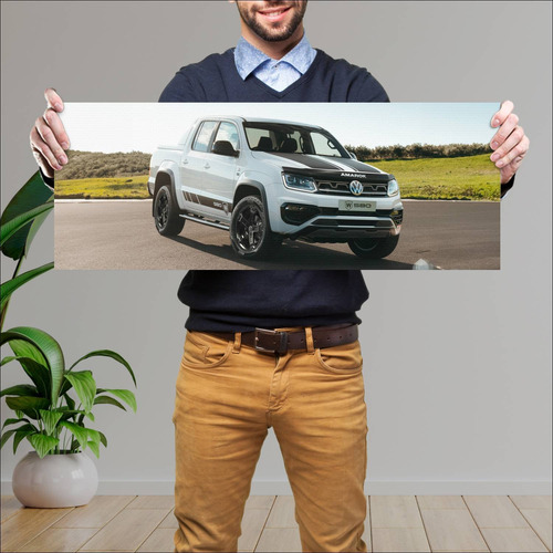 Cuadro 30x80cm Auto 2020 Volkswagen Amarok W580 735