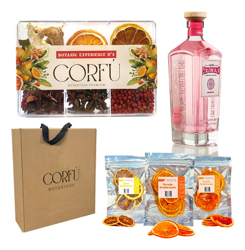 Kit Regalo Gin Tonic Heredero Botanicos Infusiones X6 Corfu