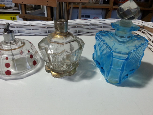 Antiguos Frascos De Peluqueria Perfumeros