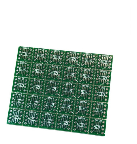 Placa C Pcb Adaptadora Smd Soic8/ssop8 A Dip-8 Pack X 30u