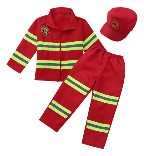 Disfraces De Bombero Para Niños, Conjunto De Ropa Para Bebés