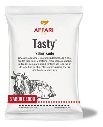 Saborizante natural cerdo Tasty x 1kg Affari