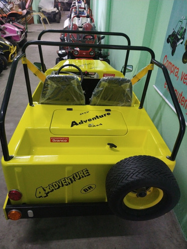 Míni Buggy Jeep Completo Único Com Portas E Setas 215cc 4t !