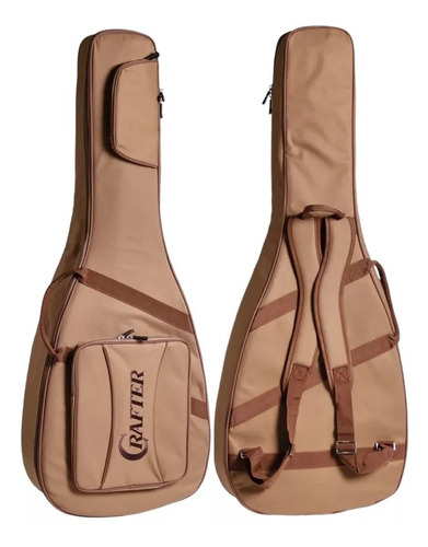 Violão Crafter Grand Mino Alm Aço Eq Ds-2 Tampo Sólido + Bag