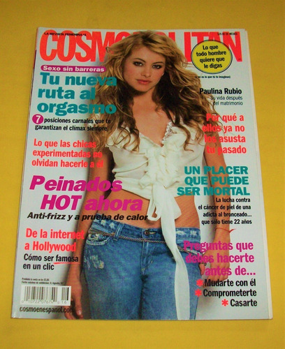 Paulina Rubio Revista Cosmopolitan 2007